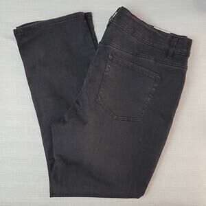 Lane Bryant high rise boot cut jeans black womens plus size 22